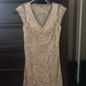 Sue Wong Champagne Dress